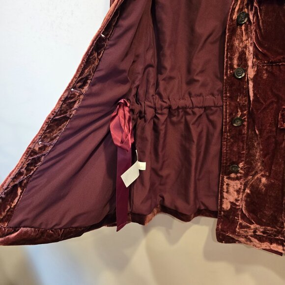 Ann Taylor LOFT Blazer Velvet Velour Womens Extra Small Pink - Picture 4 of 10